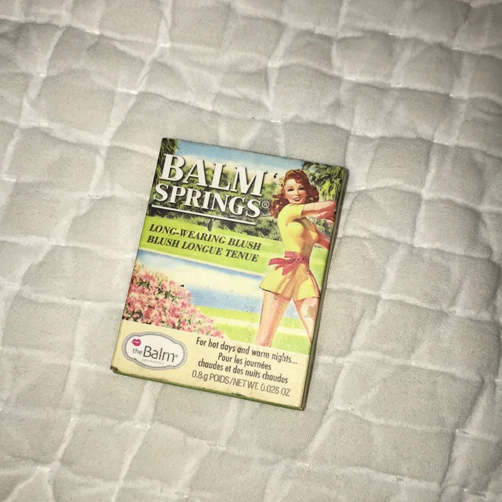 Balm springs long wearing blush